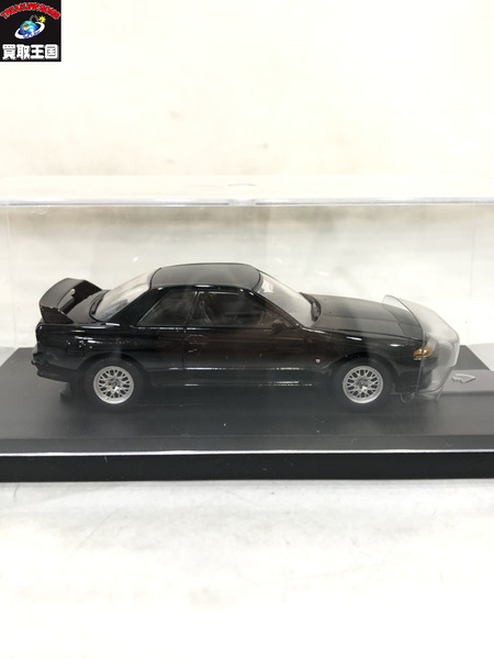京商 1/43 日産 スカイライン GT-R BNR32 VスペックII ブラックパールメタリック