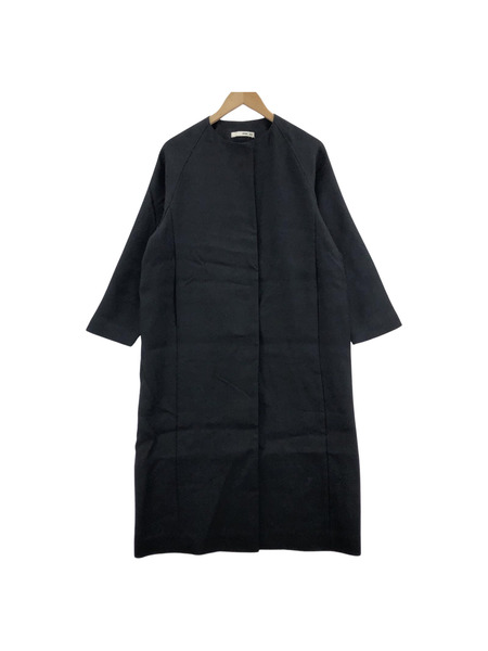 evam eva linen alpaca coar ブラッ