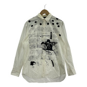COMME des GARCONS 長袖シャツ jean michel basquiat 総柄シャツ (S)