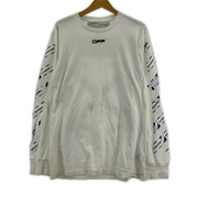 OFF-WHITE 長袖Tシャツ・カットソー WHITE
