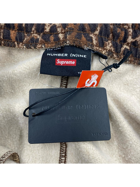 Supreme×Number (N)ine 25AW Drawstring Sweatpant Leopard XL