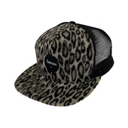 Supreme キャップ メッシュキャップ/レオパード/グレー/ブラック