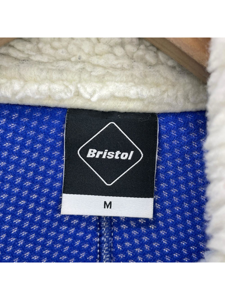 F.C.Real Bristol ブルゾン・ジャンパー ボアフリース/wht/M