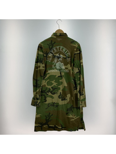 HYSTERIC GLAMOUR/LS迷彩ワンピース/[値下]