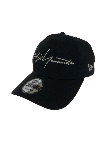 Yohji Homme 9THIRTY ブラックキャップ yohji yamamoto×NEW ERA COTTON TWILL 9THIRTY CROW PRINT/BLACK