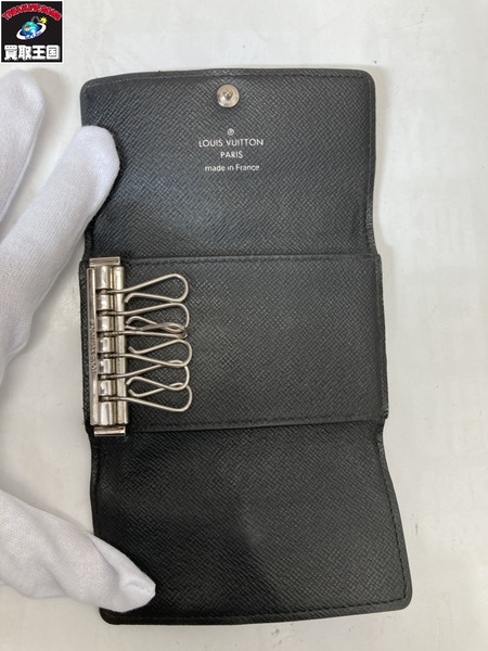 キーケース・キーリング ミュルティクレ6　ダミエ　黒