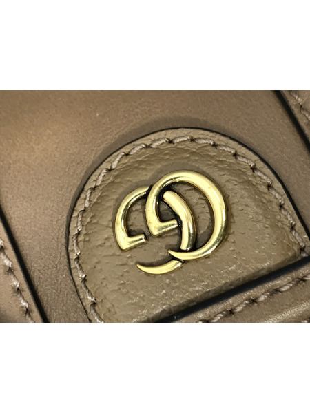 ハンドバッグ GUCCI バウレット レザー キャンバス 2wayハンドバッグ