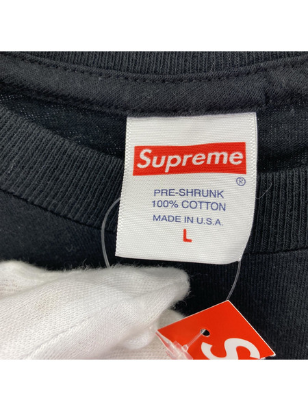 22SS/Supreme/Classic Logo Tee/L/BLK