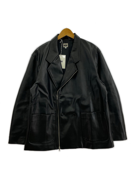 AIE EZ ジャケット レザー EZ JACKET (SYNTHETIC LEATHER)/S/ブラック