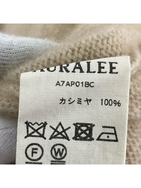 AURALEE ニット・セーター BABY CASHMERE KNIT 4 ベージュ