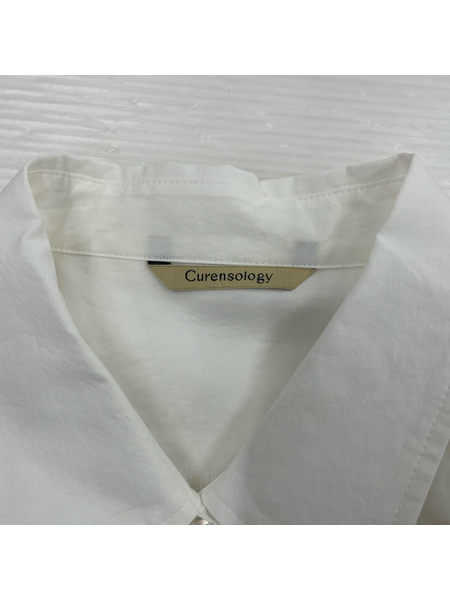 長袖シャツ Curensology  25AW エンシュクロングシャツ 白