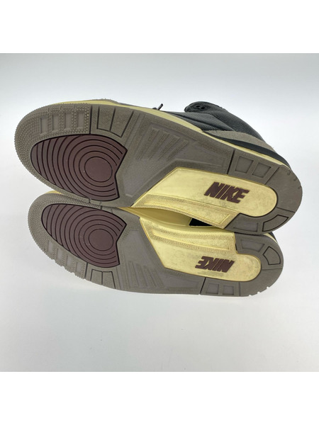 NIKE スニーカー Air Jordan 3 Retro OG SP 29.5cm 黒/グレー