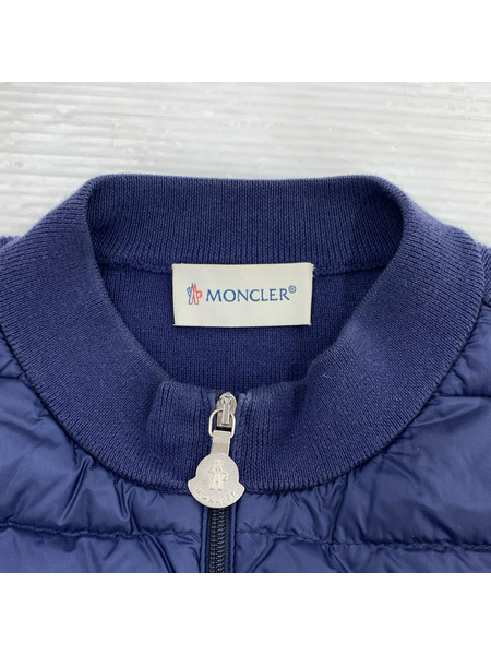 MONCLER キッズ衣料 ダウンカーディガン ネイビー (140)｜商品番号
