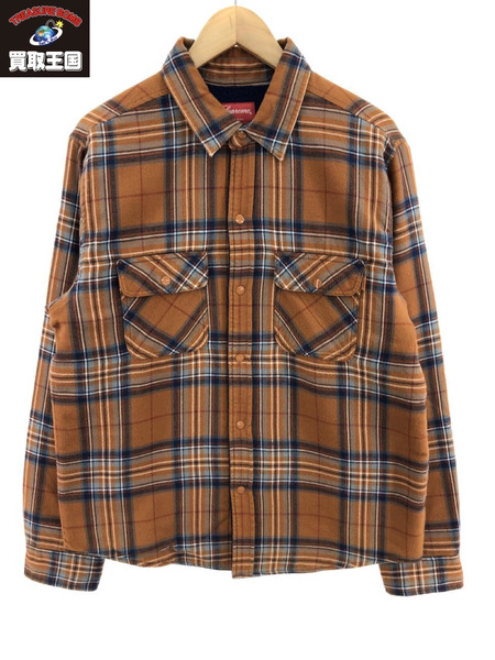 Supreme Plaid Flannel shirt rust Mサイズ - シャツ