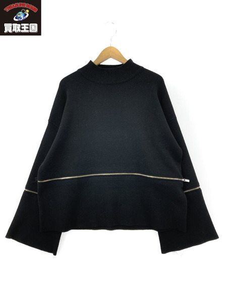 AMERI VINTAGE ジッパー ニット (F)[値下]