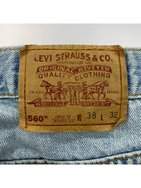 Levi's デニム・ジーンズ USA製 560 (W38) ブルー