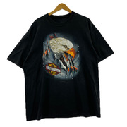 Harley-Davidson 半袖Tシャツ・カットソー 90s 3D EMBLEM EAGLE Tee BLK