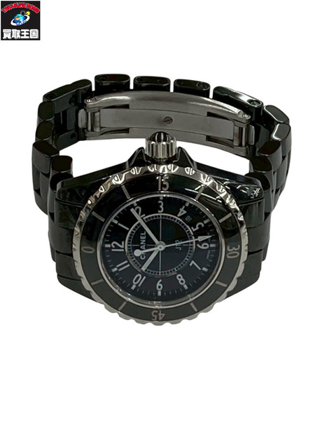 CHANEL シャネル J12 H0682 クオーツ ブラックセラミック 仕上げ済 腕時計