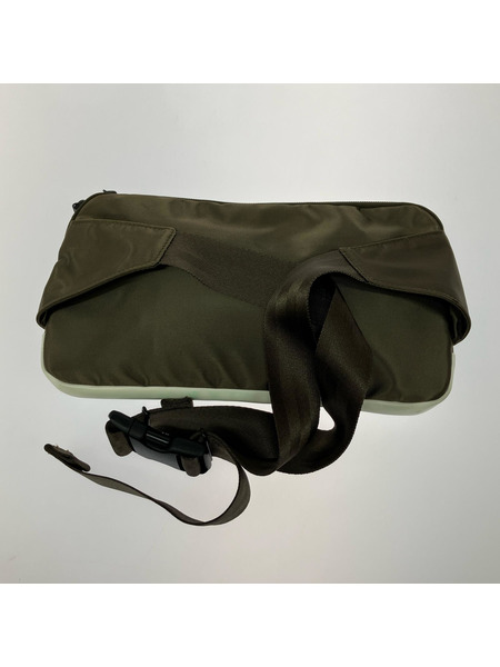 PORTER × SAC'S BAR WAIST BAG カーキ/白
