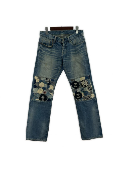 HYSTERIC GLAMOUR デニム・ジーンズ W30 パッチワーク
