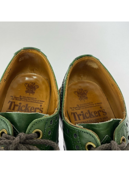 Tricker's シューズ トリッカーズ KESWICK BOURTON 緑 M7292 UK5 約23.5cm