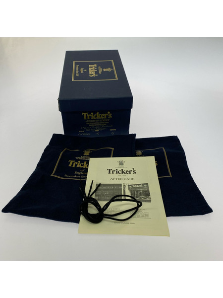 Tricker's シューズ トリッカーズ KESWICK BOURTON 緑 M7292 UK5 約23.5cm