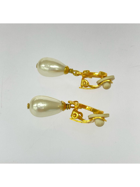 アクセサリー CHANEL ココマーク ドロップパールイヤリング