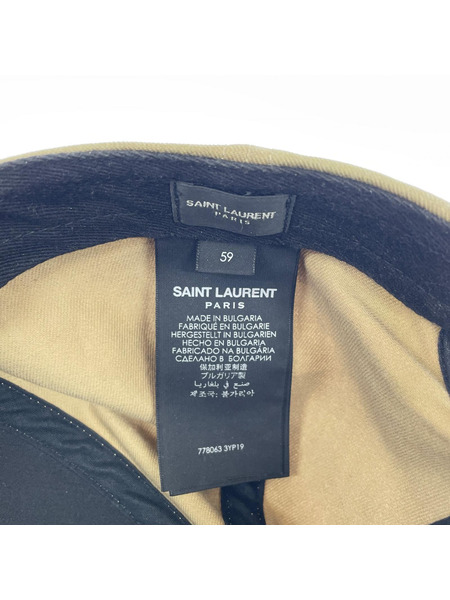 SAINT LAURENT　ロゴ キャップ