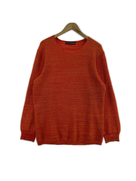 ISSEY MIYAKE MEN コットンニット オレンジ