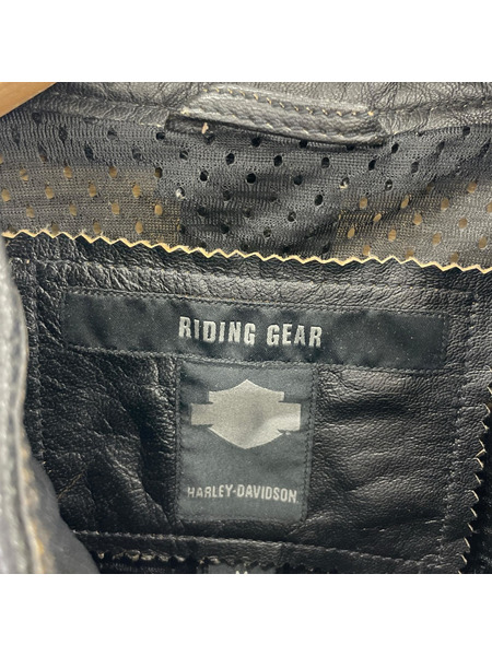 Harley-Davidson ライダース レザーキルティング (M) 黒[値下]