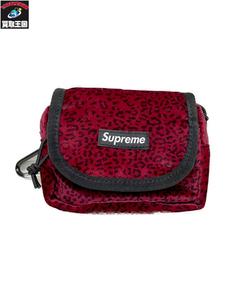 Supreme 25AW Velvet Mini Pouch Red ミニポーチ 赤