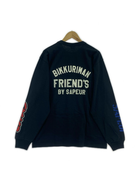 SAPeur×ビックリマン サタンマリア ロンT 黒 (L)[値下]