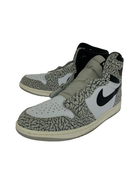 NIKE スニーカー AIR JORDAN1 RETRO HIGH OG WHITE CEMEN