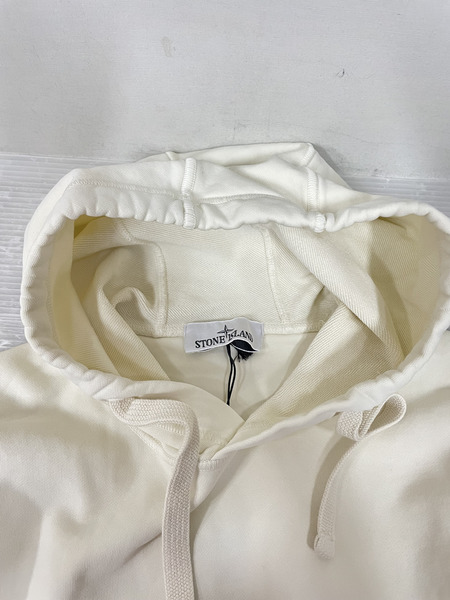 STONE ISLAND Dyed Hoodie POパーカー M アイボリー[値下]