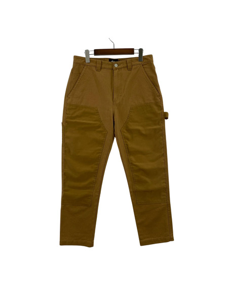 STUSSY パンツ ダブルニー 茶（30）