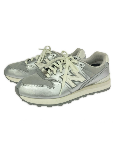 NEW BALANCE スニーカー 996 GRAY SILVER ローカットスニーカー 25.0cm