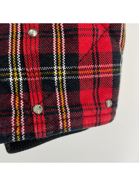 Supreme b.b.Simons 25FW Quilted Work Jacket Plaid M 赤