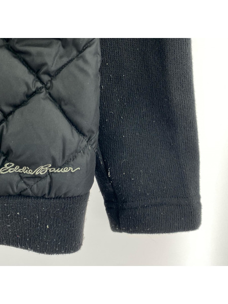 Eddie Bauer 復刻 キルティング切替ジャケット 黒