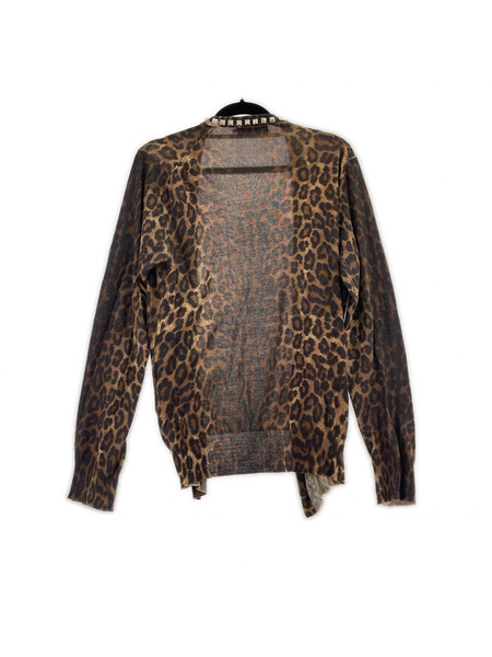 HYSTERIC GLAMOUR ニット・セーター 0223ND12 レオパード カーディガン S