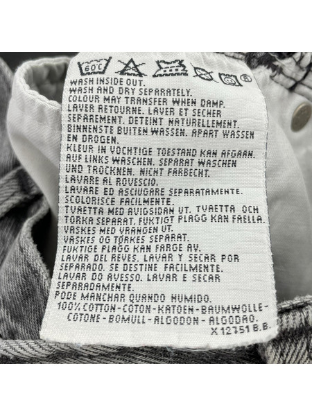 Levi's デニム・ジーンズ 90s フランス製 501-0185 ブラックデニムパンツ (31)