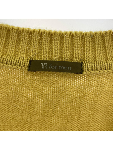 Y's for men 90s 金タグ ウールカーディガン マスタード[値下]