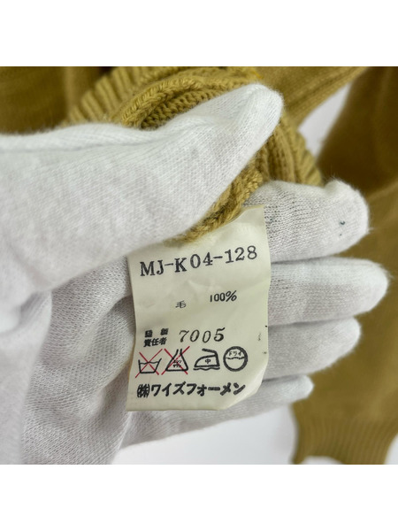 Y's for men 90s 金タグ ウールカーディガン マスタード[値下]