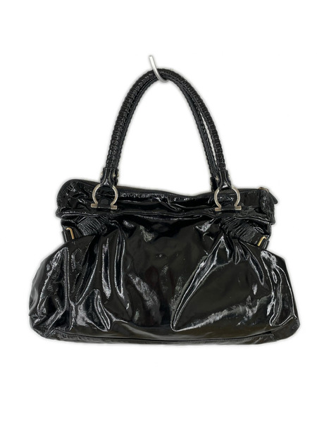 ハンドバッグ S.Ferragamo/パテントレザーハンドバッグ