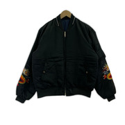 OLD・VINTAGE ジャケット 80s KOREA  Souvenir Jacket BLK
