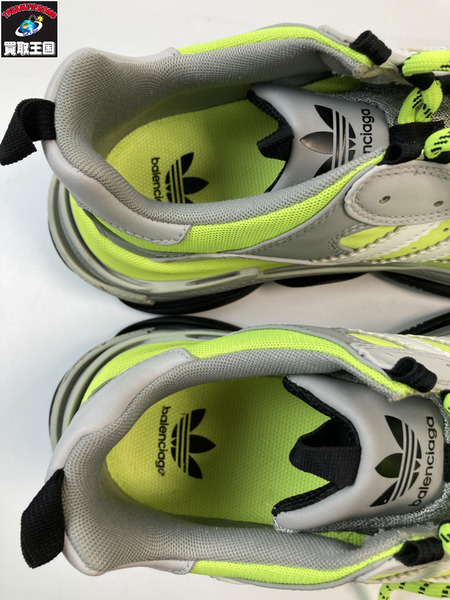BALENCIAGA adidas Triple S バレンシアガ アディダス トリプルS 712821 Neon Yellow/Black/Grey サイズ42 27.5cm 