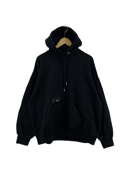 WTAPS 22AW SNEAK CRST HOODY 04 BLK[値下]