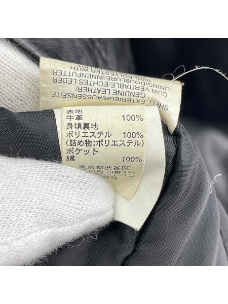 GAP レザージャケット OLD GAP 90s レザーカーコート 黒