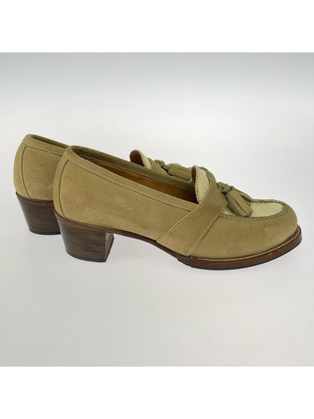 Le Yucca's×Enzo Bonafe ローファー リザードコンビタッセルローファー