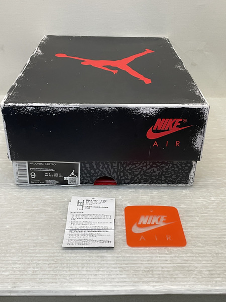 NIKE AIR JORDAN 3 RETRO 27.0 ホワイト