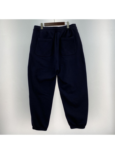 THE ENNOY PROFESSIONAL 25SS ロゴ刺繍スウェットパンツ L 紺